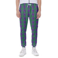 Purple Grape Pattern Print Joggers