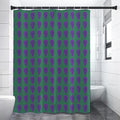 Purple Grape Pattern Print Shower Curtain