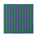 Purple Grape Pattern Print Silk Bandana