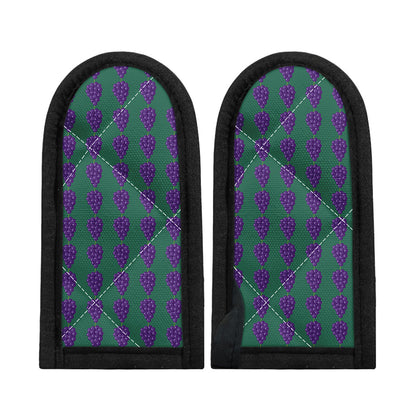 Purple Grape Pattern Print Skillet Handle Cover