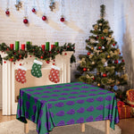 Purple Grape Pattern Print Tablecloth