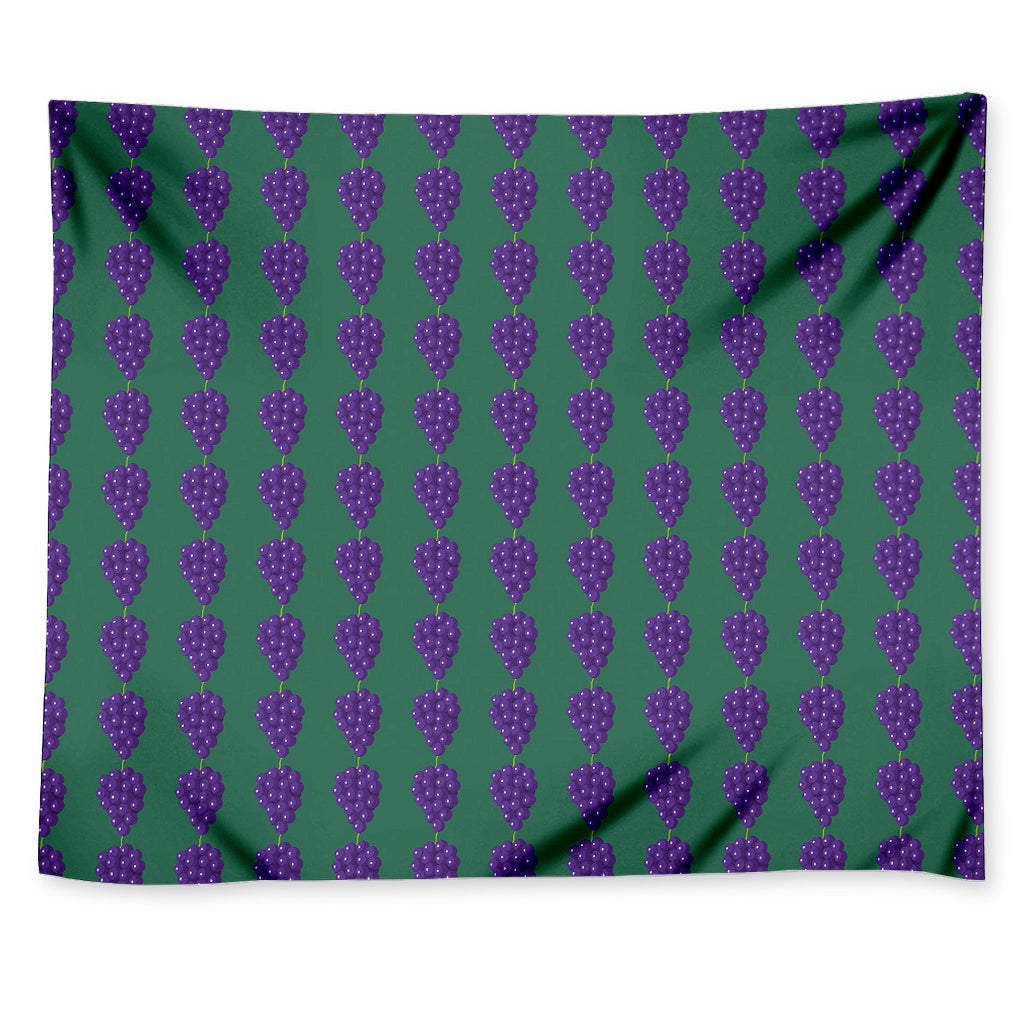 Purple Grape Pattern Print Tapestry