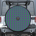 Purple Grape Pattern Print Tire Cover With Camera Hole