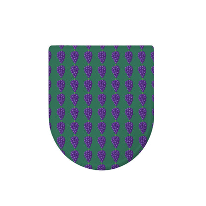 Purple Grape Pattern Print Toilet Lid Cover