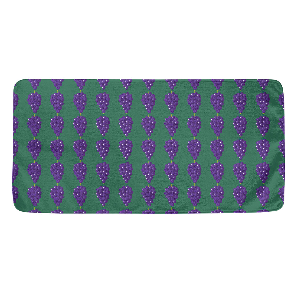 Purple Grape Pattern Print Towel