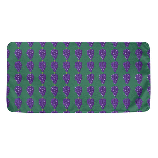 Purple Grape Pattern Print Towel