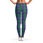 Purple Grape Pattern Print Women's Leggings