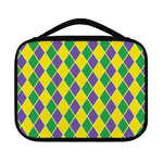Purple Green And Yellow Mardi Gras Print Classic Bible Case