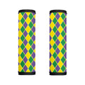 Purple Green And Yellow Mardi Gras Print Handle Covers