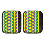 Purple Green And Yellow Mardi Gras Print Handle Covers