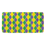 Purple Green And Yellow Mardi Gras Print Towel