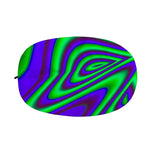 Purple Green Psychedelic Trippy Print Car Side Mirror Covers
