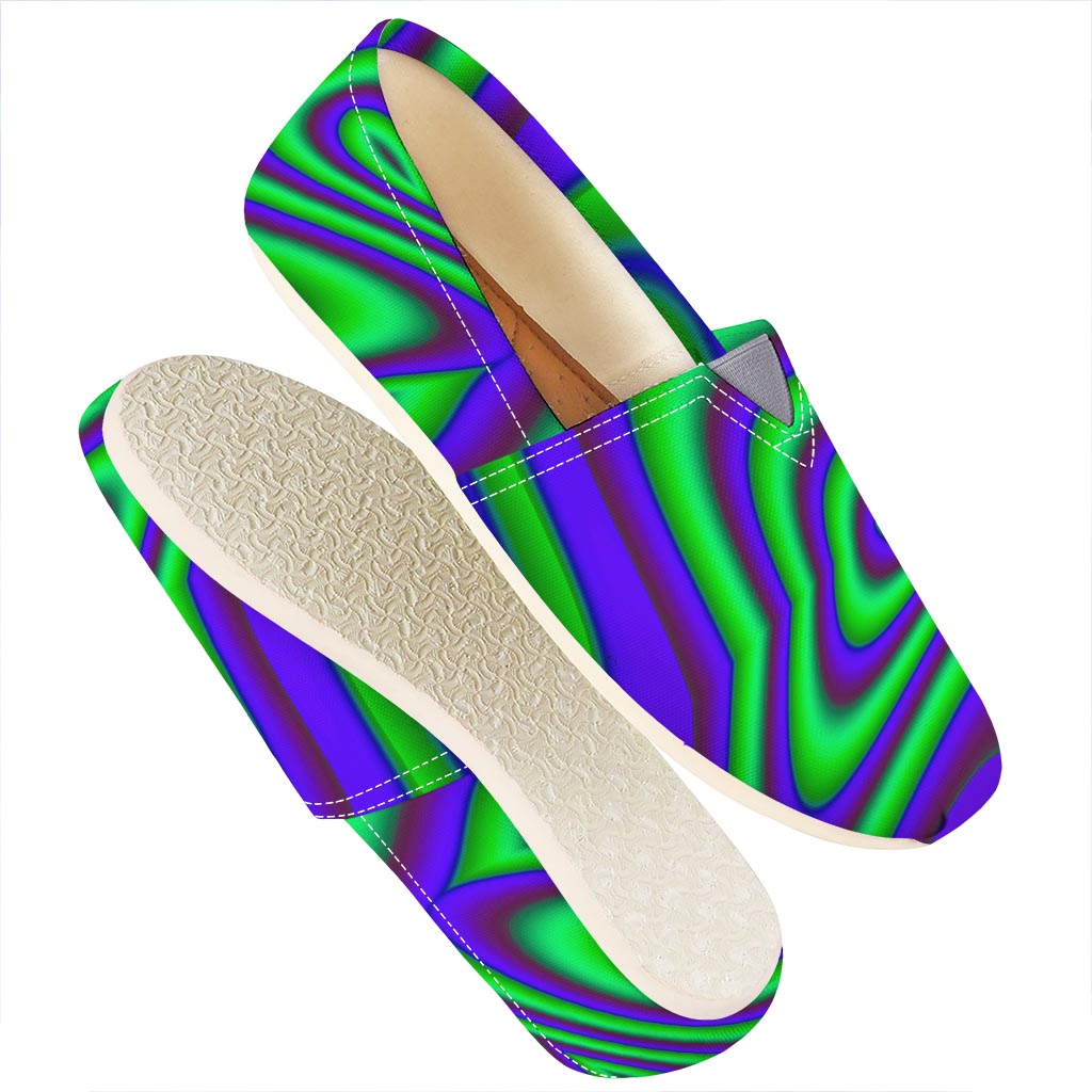 Purple Green Psychedelic Trippy Print Casual Shoes