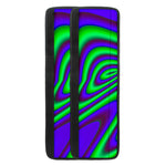 Purple Green Psychedelic Trippy Print Refrigerator Handle Covers
