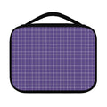 Purple Grey And White Tattersall Print Classic Bible Case