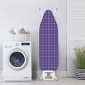 Purple Grey And White Tattersall Print Ironing Board Cover