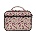 Purple Halloween Bat Pattern Print Briefcase Bible Bag