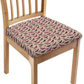 Purple Halloween Bat Pattern Print Chair Cushion Cover