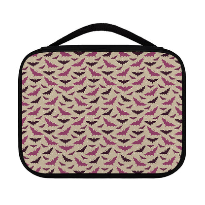 Purple Halloween Bat Pattern Print Classic Bible Case