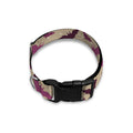 Purple Halloween Bat Pattern Print Dog Collar