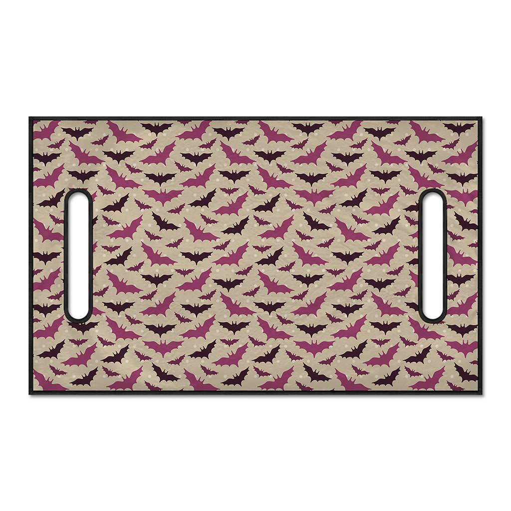 Purple Halloween Bat Pattern Print Golf Cart Seat Cover
