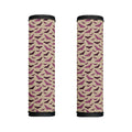 Purple Halloween Bat Pattern Print Handle Covers
