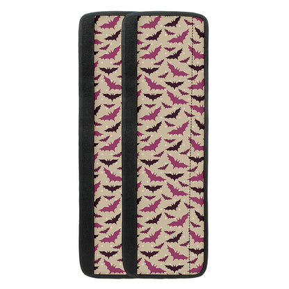 Purple Halloween Bat Pattern Print Refrigerator Handle Covers