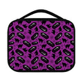 Purple Halloween Coffin Pattern Print Classic Bible Case