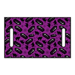 Purple Halloween Coffin Pattern Print Golf Cart Seat Cover