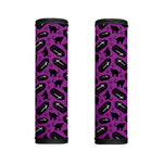 Purple Halloween Coffin Pattern Print Handle Covers