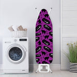 Purple Halloween Coffin Pattern Print Ironing Board Cover