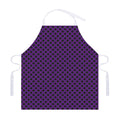 Purple Halloween Pattern Print Adjustable Apron