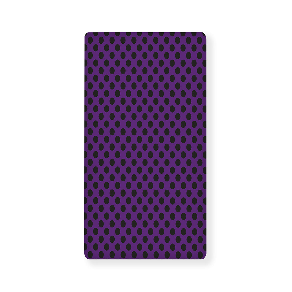 Purple Halloween Pattern Print Baby Crib Sheet