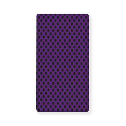 Purple Halloween Pattern Print Baby Crib Sheet