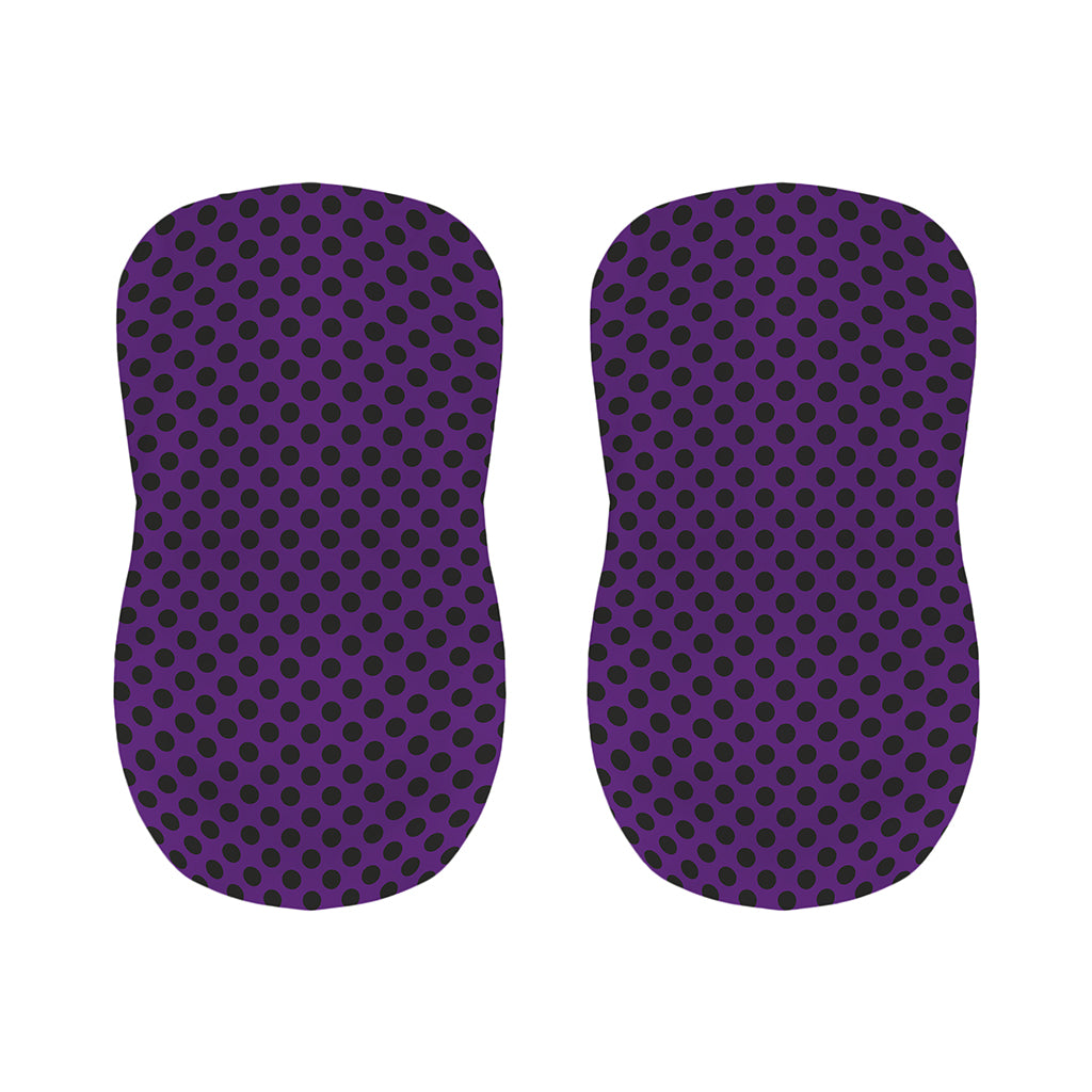 Purple Halloween Pattern Print Bar Stool Covers
