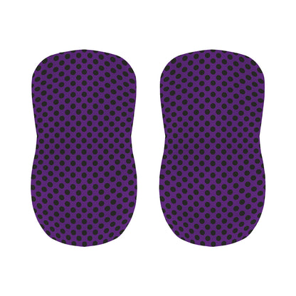 Purple Halloween Pattern Print Bar Stool Covers