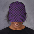 Purple Halloween Pattern Print Baseball Cap