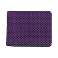 Purple Halloween Pattern Print Bifold Wallet