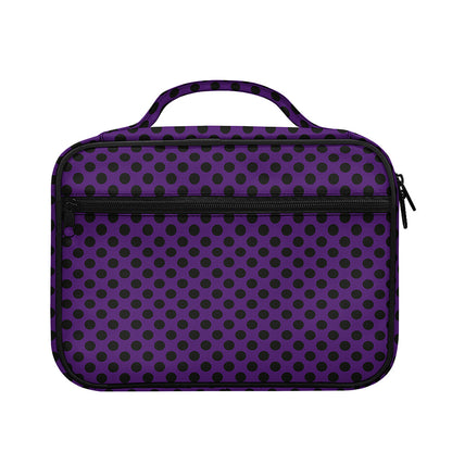Purple Halloween Pattern Print Briefcase Bible Bag