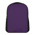 Purple Halloween Pattern Print Casual Backpack