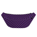 Purple Halloween Pattern Print Fanny Pack