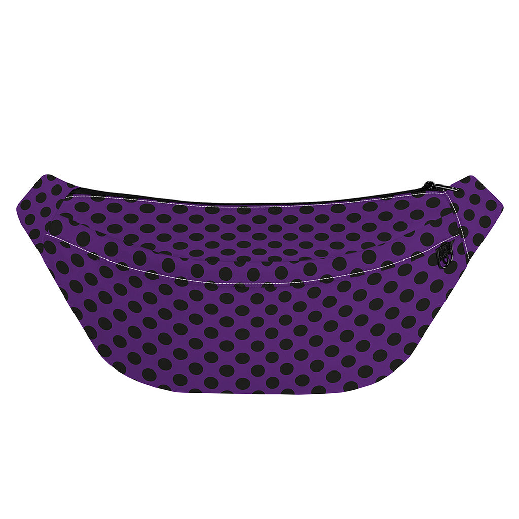 Purple Halloween Pattern Print Fanny Pack