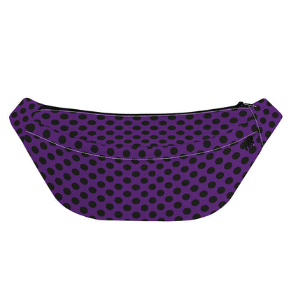 Purple Halloween Pattern Print Fanny Pack