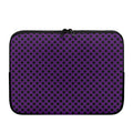 Purple Halloween Pattern Print Laptop Sleeve