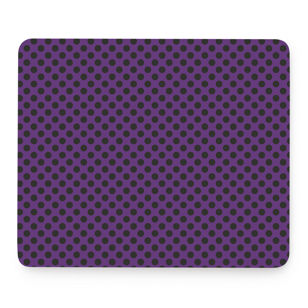 Purple Halloween Pattern Print Mouse Pad
