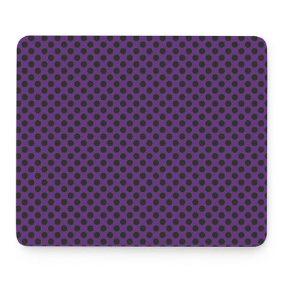 Purple Halloween Pattern Print Mouse Pad