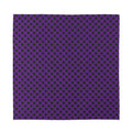 Purple Halloween Pattern Print Silk Bandana