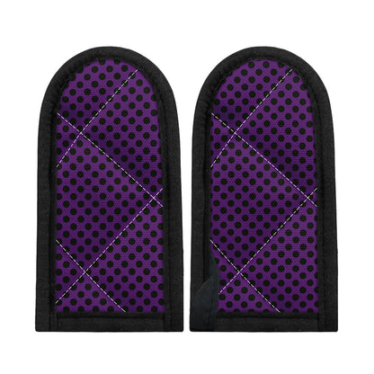Purple Halloween Pattern Print Skillet Handle Cover