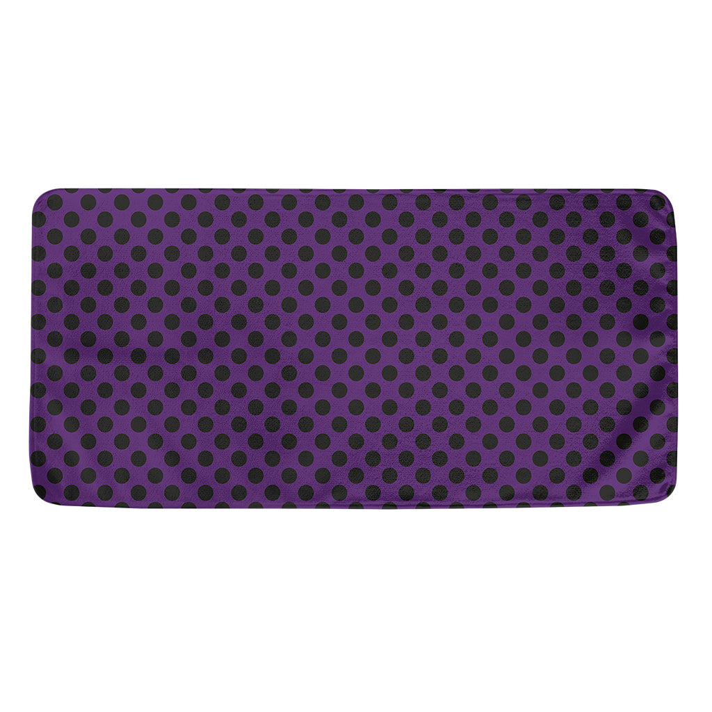 Purple Halloween Pattern Print Towel