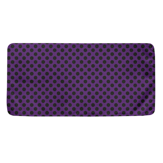 Purple Halloween Pattern Print Towel